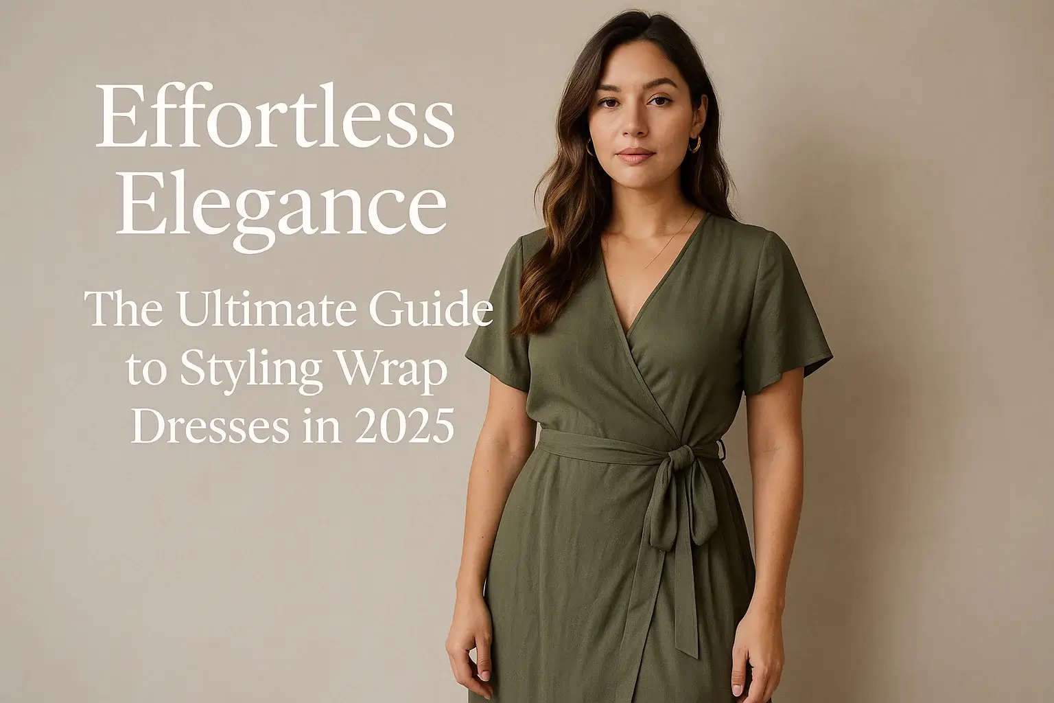 Effortless Elegance Styling Wrap Dresses in 2025