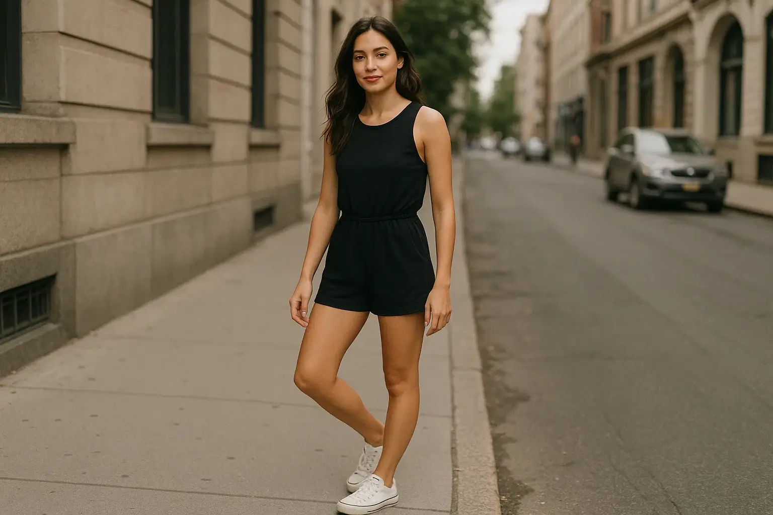 Effortless Style How to Rock Rompers with Sneakers in 2025