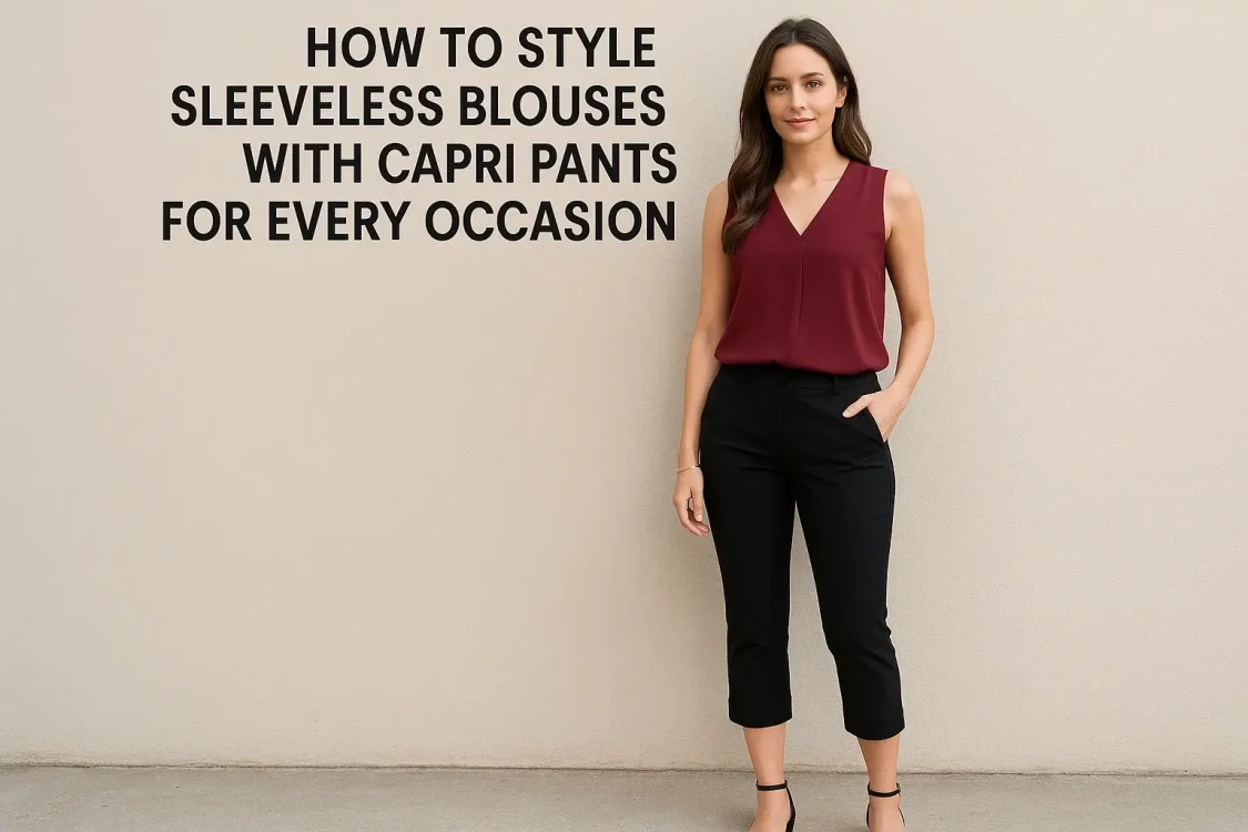 How to Style Sleeveless Blouses with Capri Pants for Every Occasion